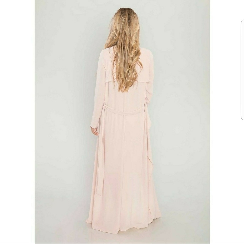 πHPπ LAST! "Ferrah" Blush Flowy Duster - Picture 4 of 5